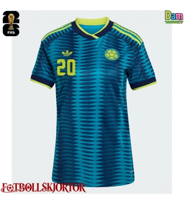 Colombia Juan Fernando Quintero #20 Bortatröja Dam VM 2026 Kortärmad